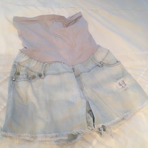 Maternity shorts